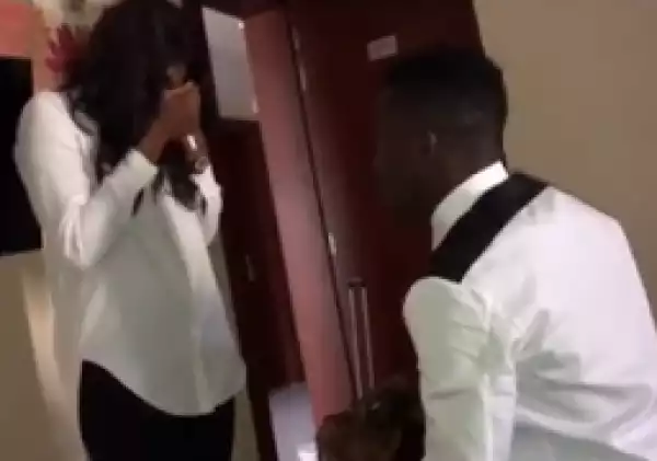 Super Eagles Defender, Kenneth Omeruo Proposes To His Girlfriend (Photos)